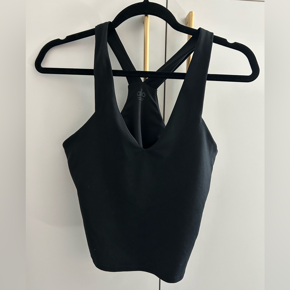 ALO Yoga Black Tank Top